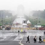 Delhi records 38.5°C, below seasonal average; IMD predicts rain, gusty winds on Monday | Delhi News