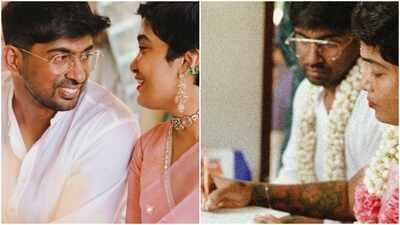 ‘Ente Peru Pennu’ fame Gowry Lekshmi marries Kalesh Govindan; Wedding pictures win hearts online | Malayalam Movie News
