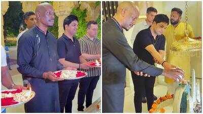 Tyrese Gibson India Visit: Fast & Furious star Tyrese Gibson calls India visit ‘life-changing’, performs Shiva puja at Mumbai temple | English Movie News