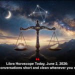 Libra Horoscope Today, June 2, 2026: Keep conversations short and clean whenever you need to