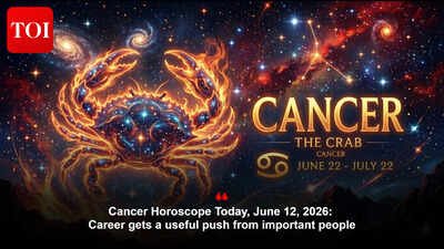 Cancer Horoscope Today, June 12, 2026: Career gets a useful push from important people