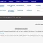 ICAI CA May 2026 Foundation result date and time: Scorecards to be released on July 3 at caresults.icai.org