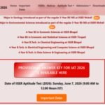 IISER IAT 2026 answer key released at iiseradmission.in: Direct link to download here