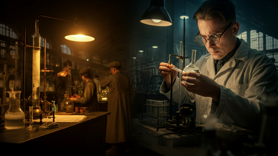 In 1916, German chemists accidentally invented synthetic detergent during World War I shortages |