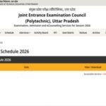 JEECUP 2026 counselling dates out: Round 1 registration begins on June 25, check schedule here