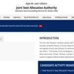 JoSAA round 2 seat allotment result 2026 released: Check allotment status, reporting schedule here