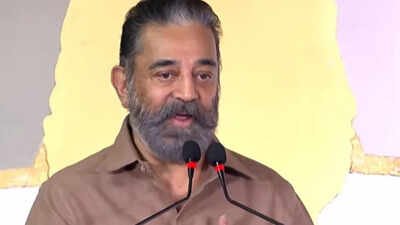 Dharman Movie Launch: Kamal Haasan gets emotional at ‘Dharman’ launch, says ‘Rajinikanth and I never imagined we would reach this stage’ | Tamil Movie News