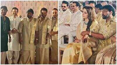 Khushbu Sundar’s daughter Avantika ties the knot with Shravan Sreenivasan in Goa; Chiranjeevi, Nagarjuna, Trisha, Anil, Jackie among guests | Hindi Movie News