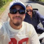 Kim Kardashian FINALLY makes romance with Lewis Hamilton Instagram official; CRASHES into F1 star on bike ride – WATCH |