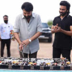 Dhanush and the team of ‘Om’ honour Mammootty for Padma Bhushan, celebration goes viral | Tamil Movie News