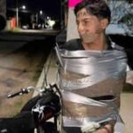 The dark knight of Jalisco: Mexico’s ‘Batman’ hunts motorcycle thieves, leaves them taped to lampposts