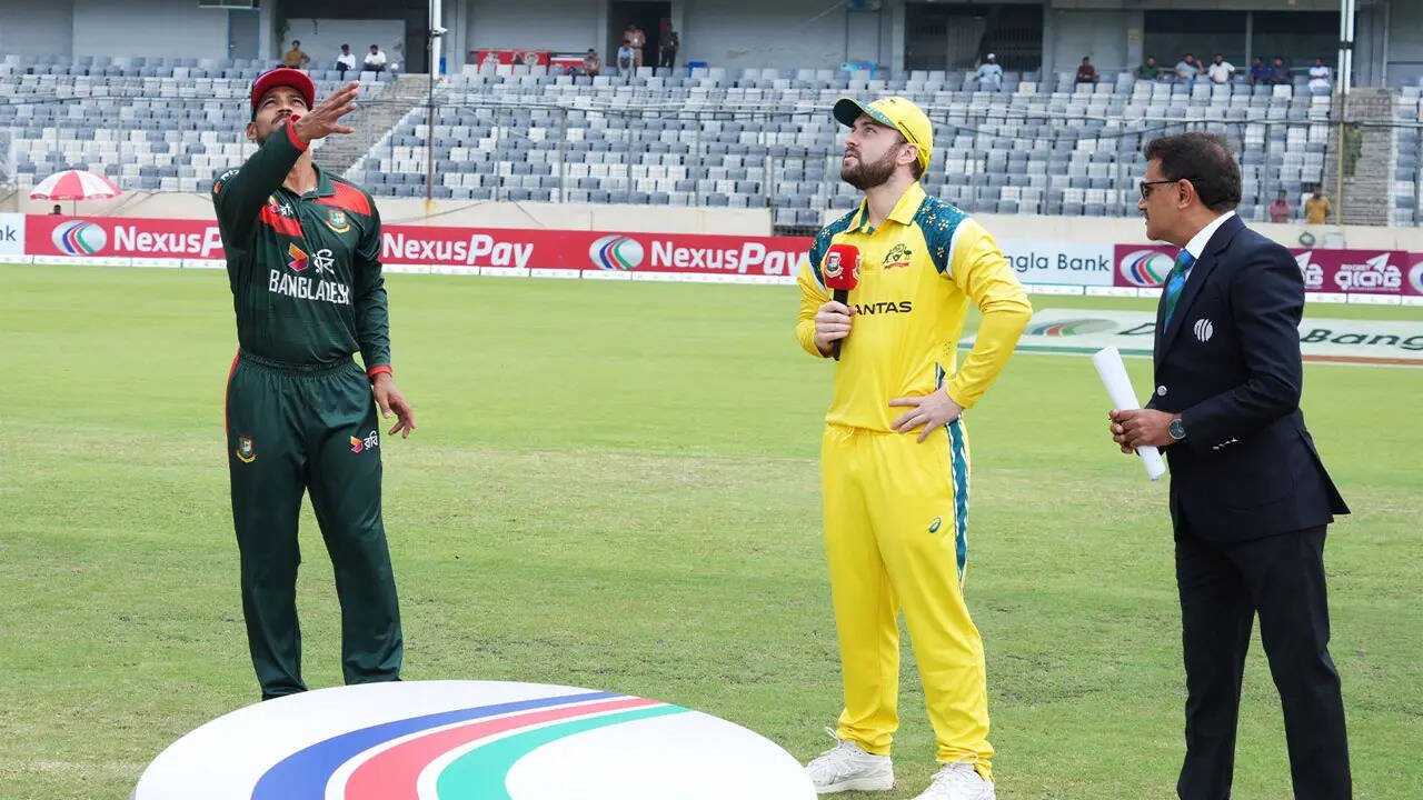 Bangladesh 31/1 in 6.0 Overs | BAN vs AUS Live Score, 3rd ODI: Bangladesh opt to bat against Australia