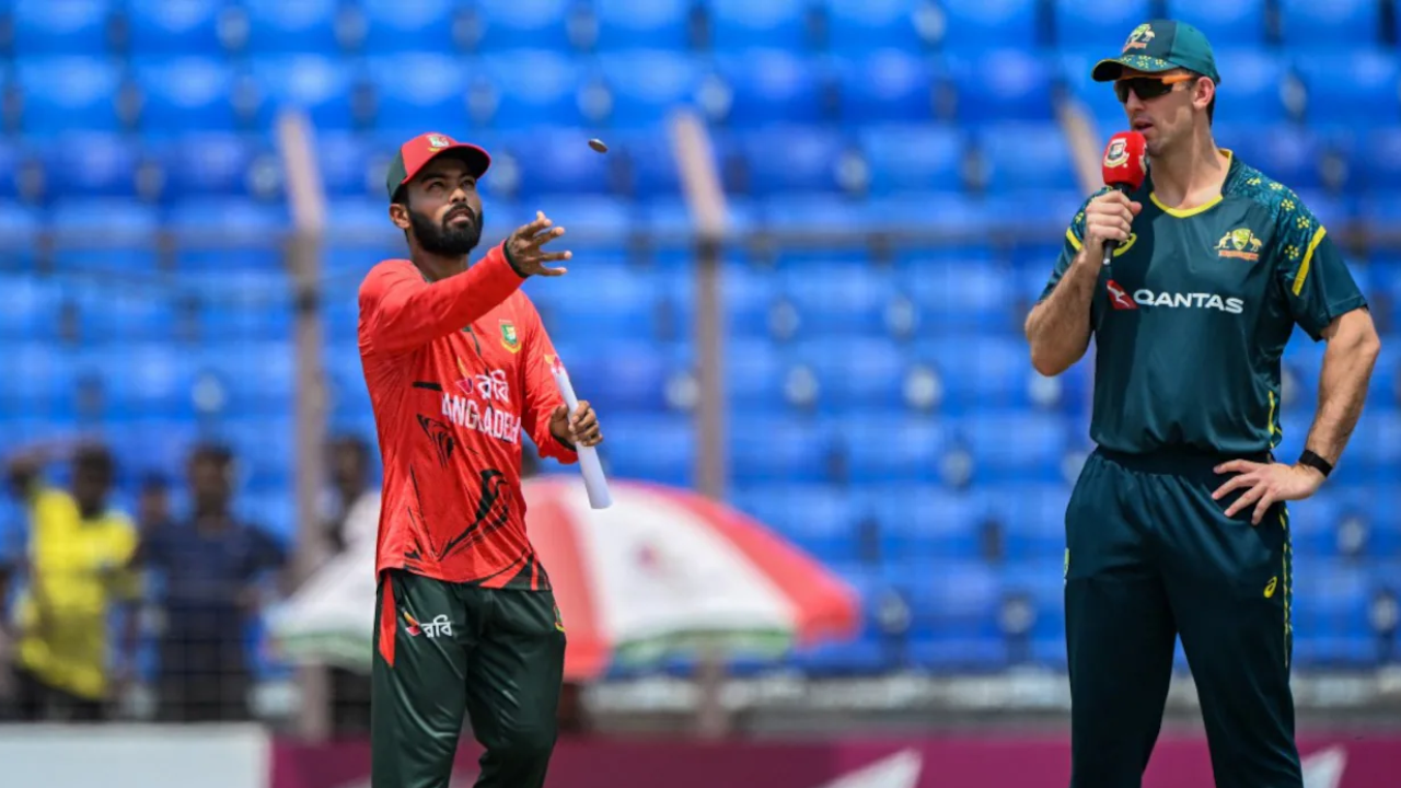 Bangladesh 36/5 in 8.4 Overs | Bangladesh vs Australia 3rd T20I Live: Pride on the line for Bangladesh in dead rubber against Australia