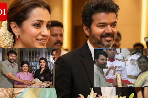 Trisha Krishnan’s birthday post for Vijay, Chiranjeevi gifts Samantha, Mammootty receives Padma Bhushan: Top 5 South stories of the day | Tamil Movie News