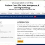 NCHMCT counselling 2026: Round 1 seat allotment result released, direct link to download here