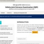 OJEE round 1 mock seat allotment result 2026 out at ojee.nic.in; final allotment on July 2