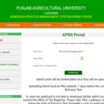 PAU CET 2026 admit card to be released soon at pau-apms.in: Check date, steps to download hall ticket here