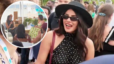 Priyanka Chopra shares her thoughts on ‘building legacy’; makes a style statement in polka-dots at Cannes event – WATCH﻿ |