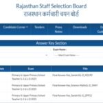REET Mains final answer key 2026 released at rssb.rajasthan.gov.in: Direct link to download here