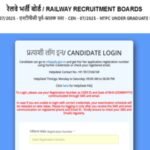 RRB NTPC UG Phase 2 city intimation slips released, admit cards to be out soon: Direct link to download here