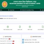 RUHS CUET result 2026 released at ruhscuet2026.com: Direct link to download scorecards here