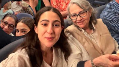 Sara Ali Khan: ‘Best actors toh mere bagal mein hi hai’: Sara Ali Khan shares RARE picture of grandmother Sharmila Tagore and mother Amrita Singh together | Hindi Movie News