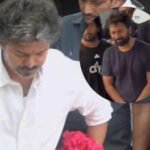 CM Joseph Vijay pays last respects to K. Bhagyaraj; Shanthanu breaks down as Tamil Nadu CM comforts him |