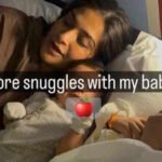 Sonam Kapoor gives fans a glimpse of baby Rudralokh during snuggle session with big brother Vayu – PICS |
