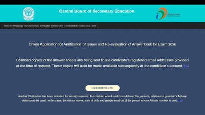 CBSE opens Class 12 re-evaluation portal after delay, applications accepted till June 6: Direct link
