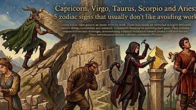 Capricorn, Virgo, Taurus, Scorpio and Aries: 5 zodiac signs that usually don’t like avoiding work