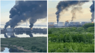Ukraine Drone Strikes: Ukraine drones strike St Petersburg oil terminal, naval base as Russia reports bus attack killing 8 civilians