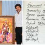 R Parthiban meets Vijay; Actor gifts special framed photo to Tamil Nadu CM; Handwritten note draws attention |