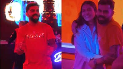 ‘One felt nice, we did it twice’: Virat Kohli dons special T-shirt, dances with Anushka Sharma after RCB’s IPL 2026 title win – WATCH | Cricket News