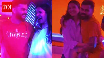 Virat Kohli dances the night away with Anushka Sharma as RCB celebrates second IPL title after beating Gujarat Titans – WATCH﻿ |