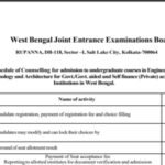 WBJEE counselling schedule 2026 released at wbjeeb.in: Direct link to download here