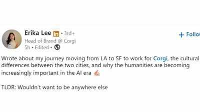 She moved from Los Angeles to San Francisco for an AI job. The biggest difference wasn’t the technology