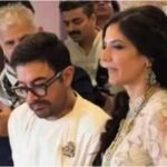 Amir Khan: Inside video: Aamir Khan and Gauri Spratt share kiss while dancing at wedding | Hindi Movie News