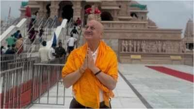 Anupam Kher pens emotional note after wrapping first schedule of ‘Shri Ram Bhoomi’: ‘Ayodhya will forever remain part of my soul’ | Hindi Movie News