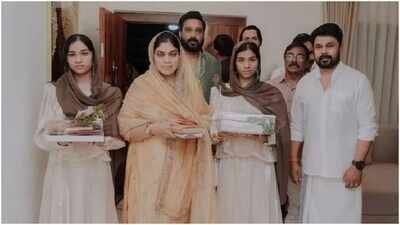 16 years after Cochin Haneefa’s passing, family moves into dream home; Dileep, Harisree Ashokan attend housewarming ceremony | Malayalam Movie News