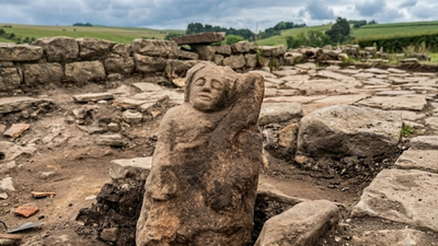 1,600-year-old Roman ‘guardian spirit’ discovered beneath ancient fort in northern England reveals how soldiers sought divine protection | World News