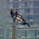Empire State Building climb: Couple arrested after proposal atop New York’s skyscraper – video