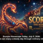 Scorpio Horoscope Today, July 5, 2026: Couples can enjoy a steady day through ordinary closeness