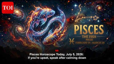 Pisces Horoscope Today, July 5, 2026: If you’re upset, speak after calming down