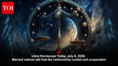 Libra Horoscope Today, July 6, 2026: Married natives will find the relationship cordial and cooperative