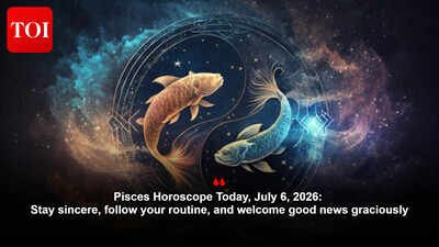 Pisces Horoscope Today, July 6, 2026: Stay sincere, follow your routine, and welcome good news graciously