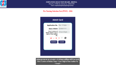 MP PNST admit card 2026 released at esb.mp.gov.in: Direct link to download hall tickets here