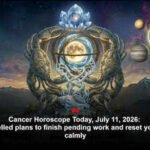 Cancer Horoscope Today, July 11, 2026: Use cancelled plans to finish pending work and reset your budget calmly