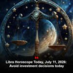 Libra Horoscope Today, July 11, 2026: Avoid investment decisions today