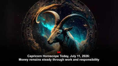 Capricorn Horoscope Today, July 11, 2026: Money remains steady through work and responsibility