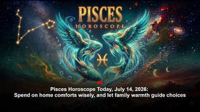 Pisces Horoscope Today, July 14, 2026: Spend on home comforts wisely, and let family warmth guide choices